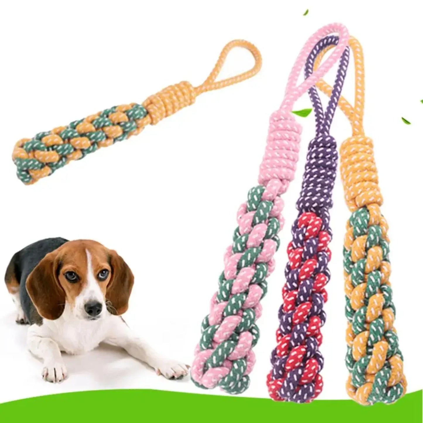 CN Zhejiang Dog Rope Chew Toy Durable Braided Nylon Rope
