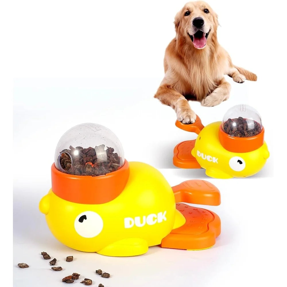 Hignconcerned 2in1 Duck Puzzle Dog Toy Slow Feeder Fun