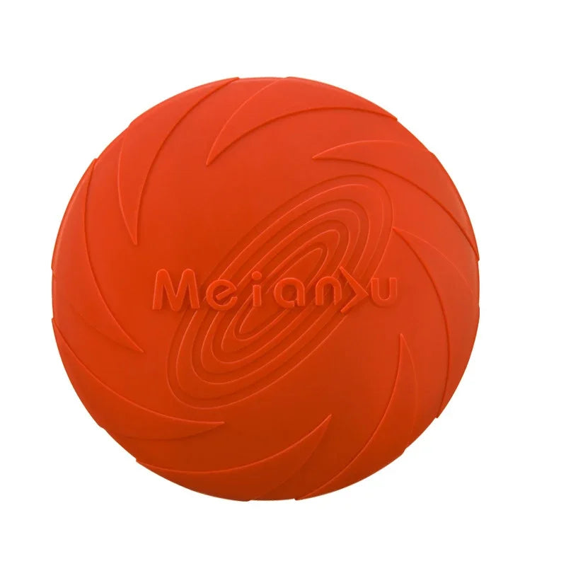 Dog Flying Disc Toy For Outdoor Play Chew Interactive Training