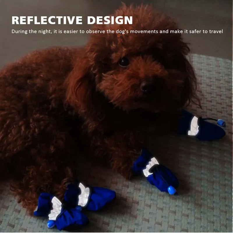 Puppy Non Slip Wool Winter Dog Shoes Waterproof Protectors