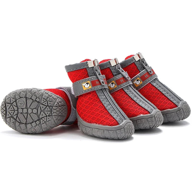 Non-Slip Plush Dog Shoes for Small to Medium Dogs Warmth