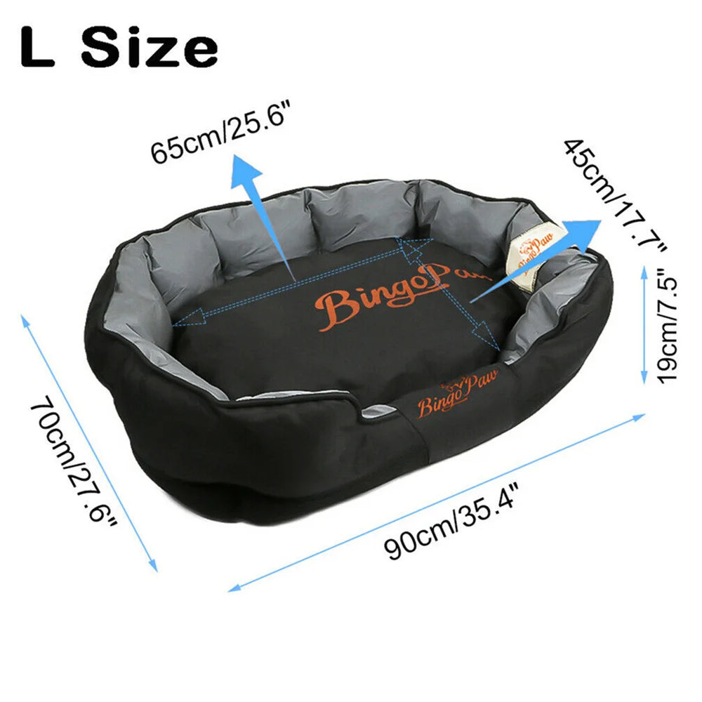 BORWARTCN Waterproof Orthopedic Dog Bed For Pets Washable