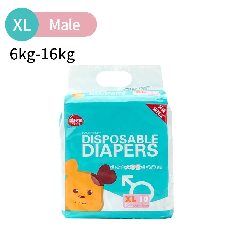 Female Dog Diapers Super Absorbent Leakproof Breathable Nappies