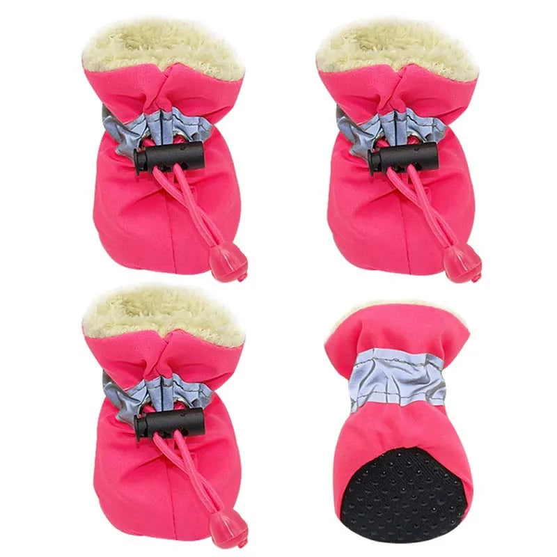 Puppy Non Slip Wool Winter Dog Shoes Waterproof Protectors