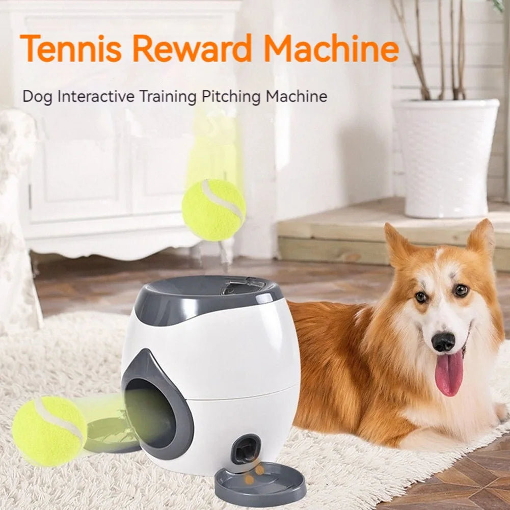 VKTECH Automatic Dog Ball Launcher Interactive Thrower For Dogs