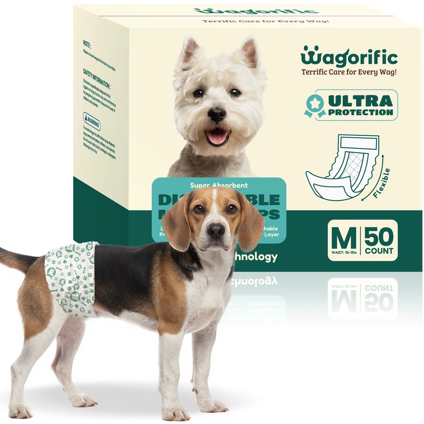 Dog Litter Disposable Dog Diapers Super Absorbent Leakproof