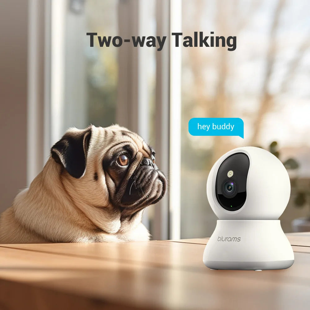 BoyKeep Pet Camera 2K Indoor 360 PTZ Security With App