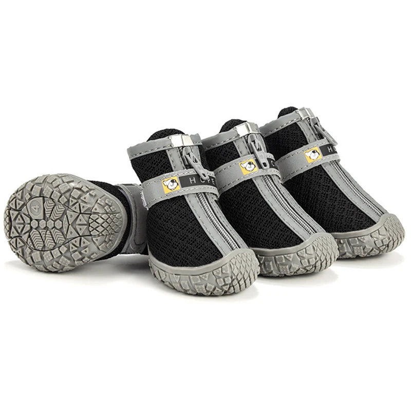 Non-Slip Plush Dog Shoes for Small to Medium Dogs Warmth