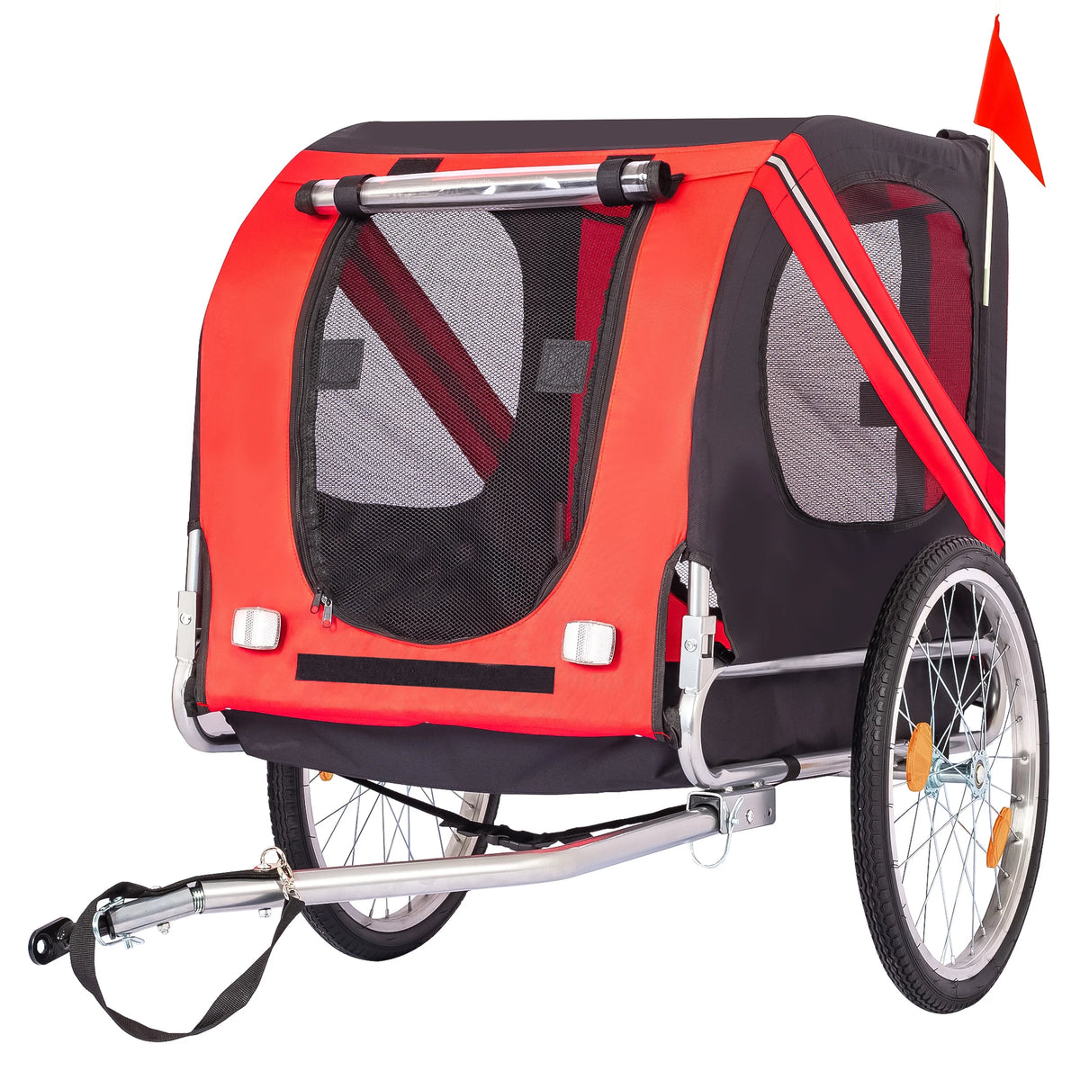 TWISTER CK Foldable Dog Bike Trailer with Quick Release Wheels