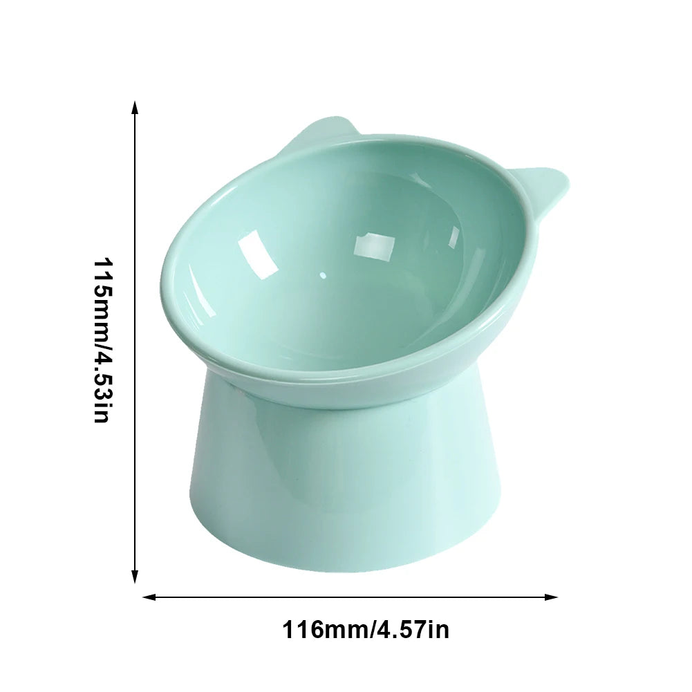 APWIKOGERH Tilted Elevated Cat Food Bowl Ergonomic Non Slip
