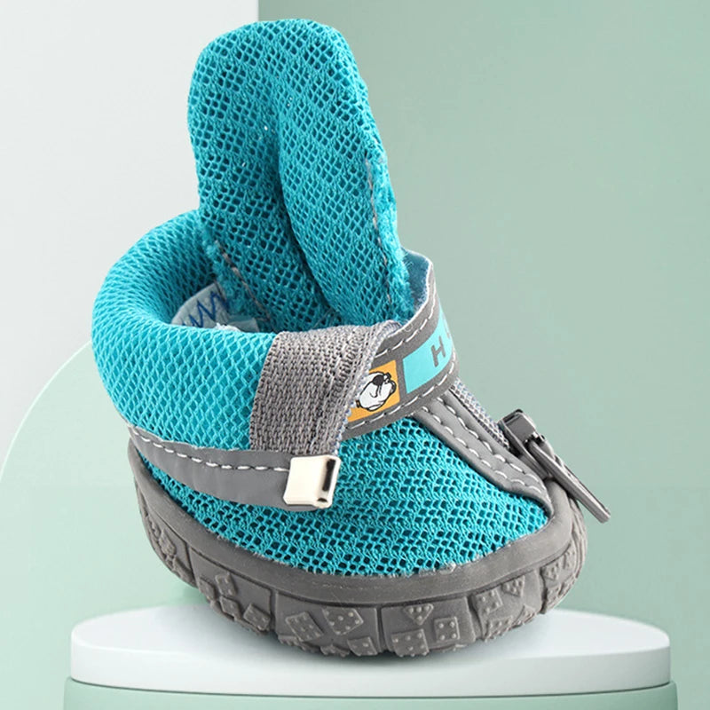 Non-Slip Plush Dog Shoes for Small to Medium Dogs Warmth