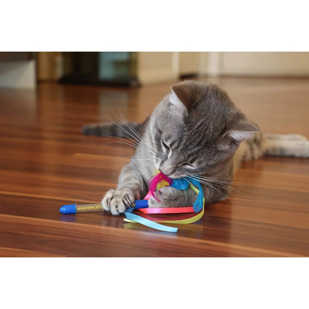 XMSJ 24 Piece Cat Toy Set Interactive Indoor Fun Toys