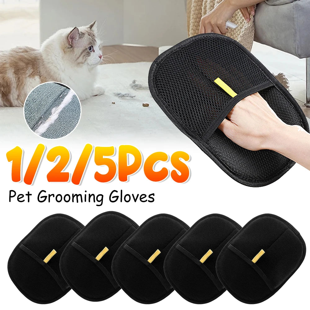 NONECN Deshedding Pet Hair Remover Glove For Dog And Cat
