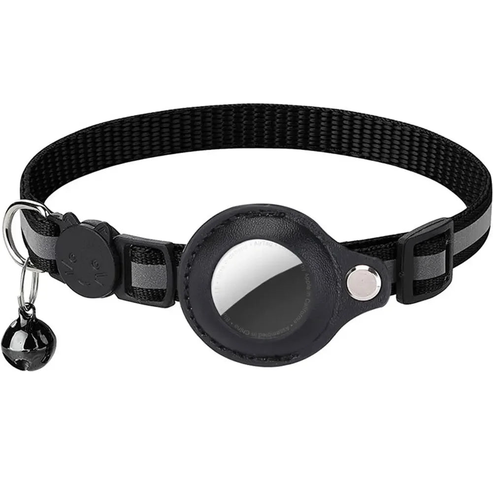 Shunmaii Apple AirTag Reflective Adjustable Cat Collar for Kitten Safety