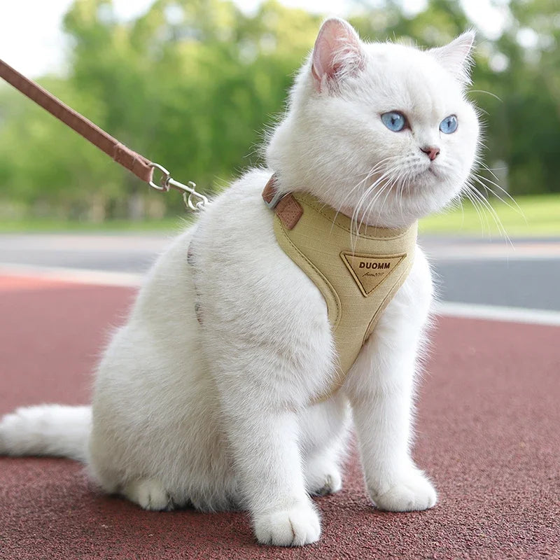Breathable Puppy Harness and Leash Set for Small Dogs