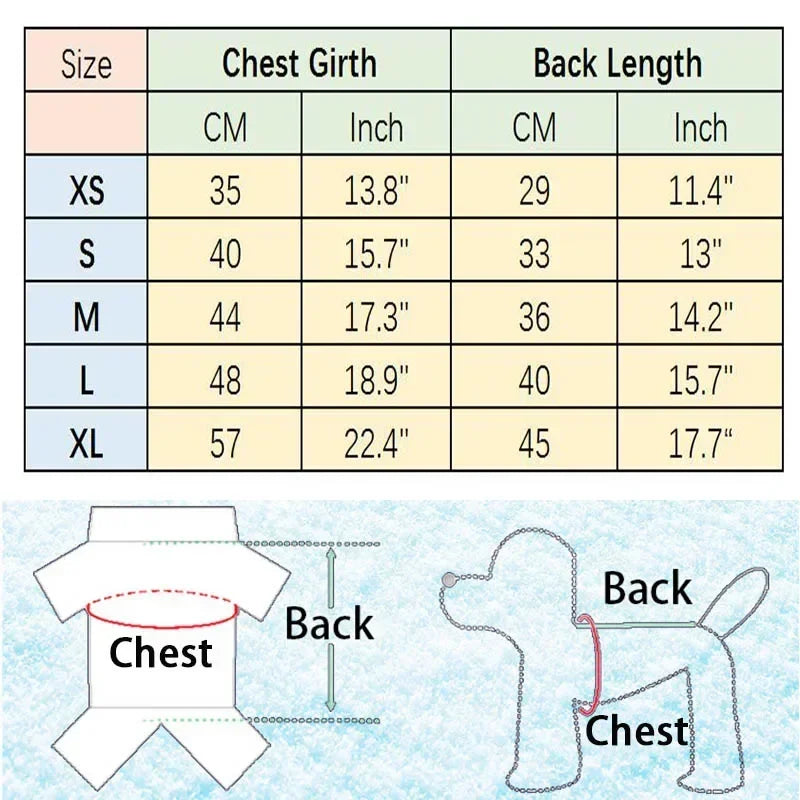 PawsMundo Dog Pajamas For Small Breeds Comfortable Petwear