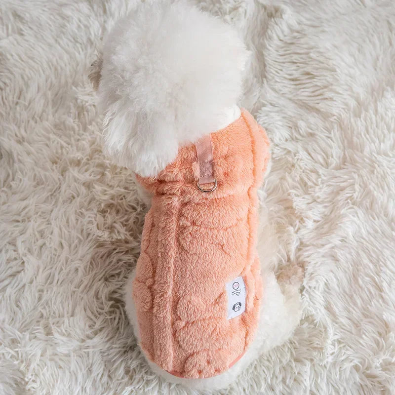 Soft Fleece Dog Pullover Sweater For Autumn Winter Warmth