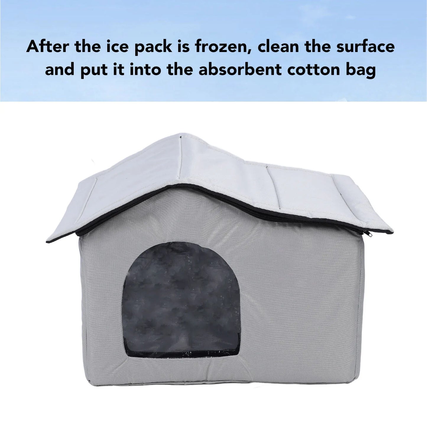 Hignconcerned Cat Cooling House Long Lasting Oxford Cloth