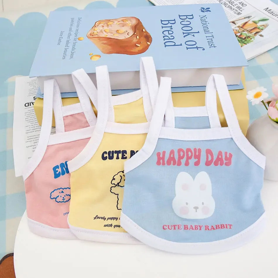 Zhejiang Spring Summer Dog And Cat Clothing Camisole Vest