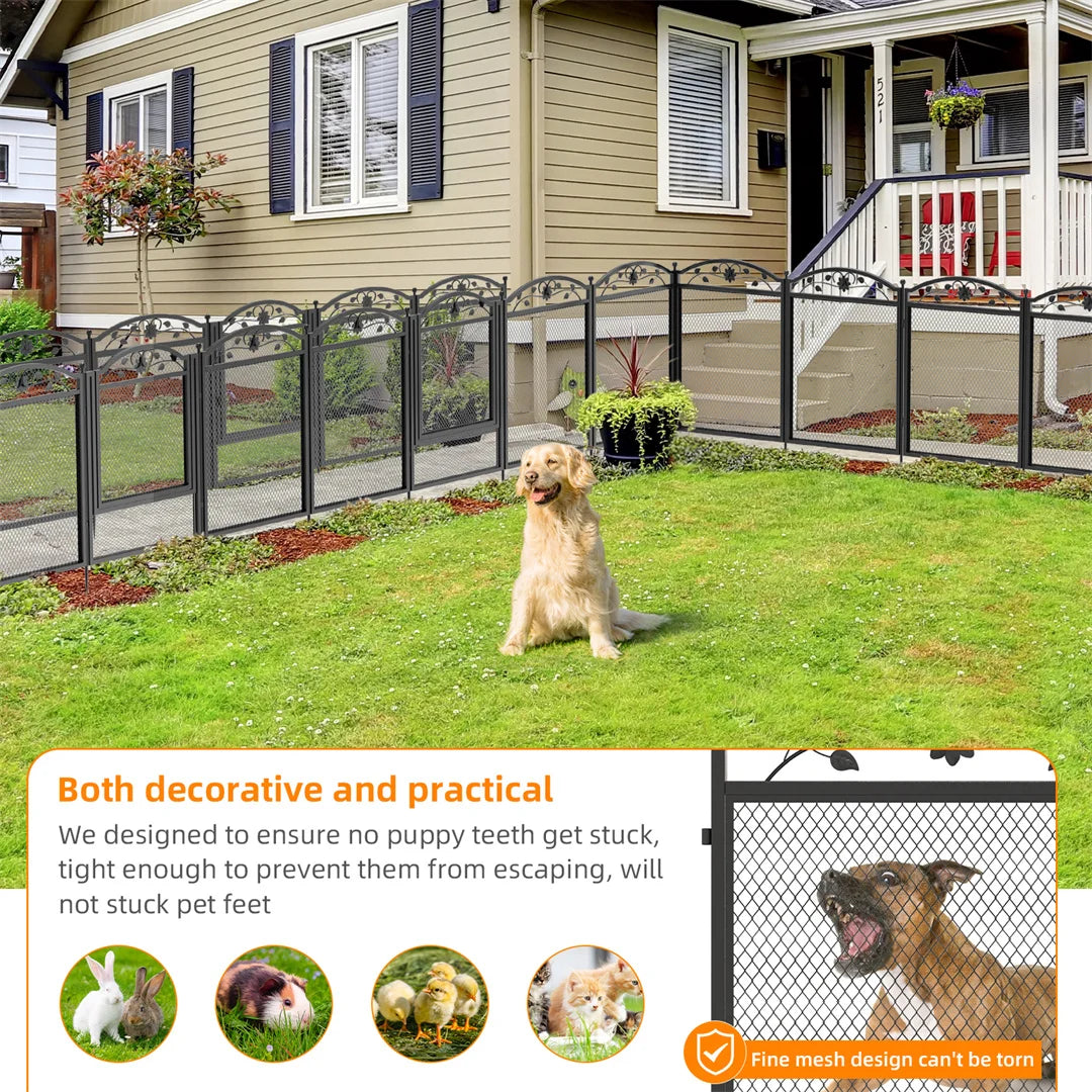 BINGOPAWHign-concerned Heavy Duty Dog Playpen For Indoor Outdoor Training