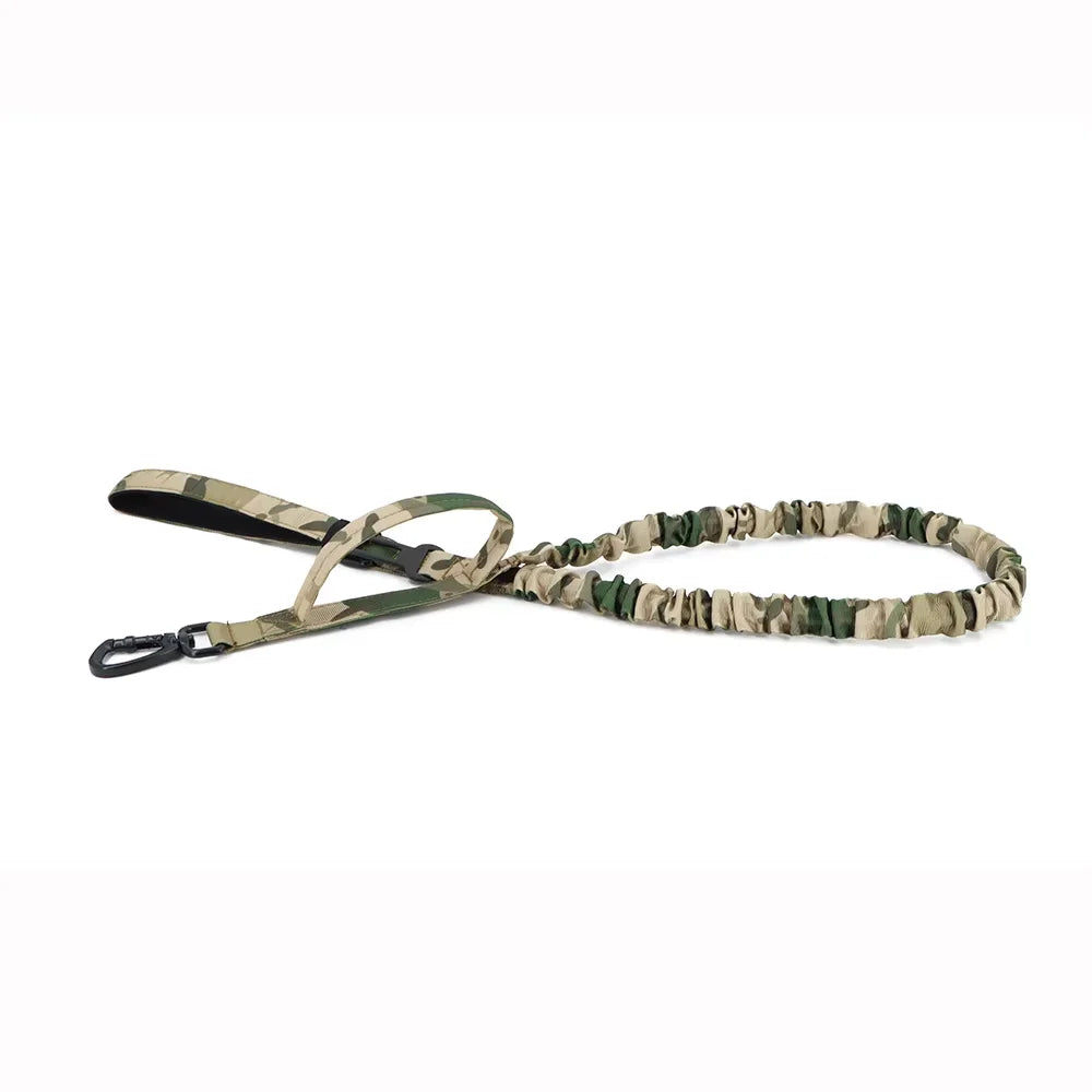 PETRAVEL Military Dog Leash with Dual Handles and Quick Release