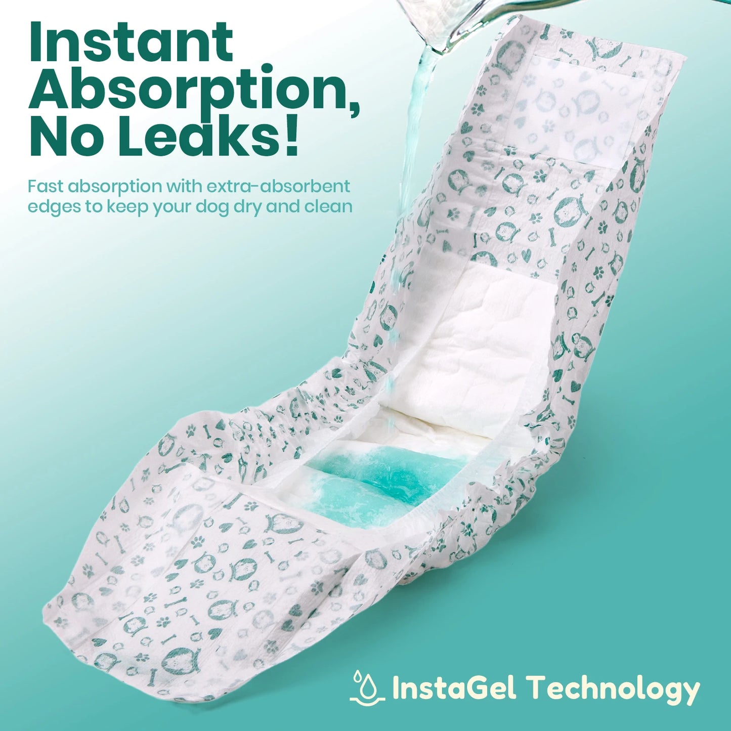 Dog Litter Disposable Dog Diapers Super Absorbent Leakproof