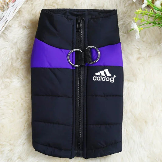 YUNFANCN Waterproof Winter Dog Coat Padded Jacket With Zipper