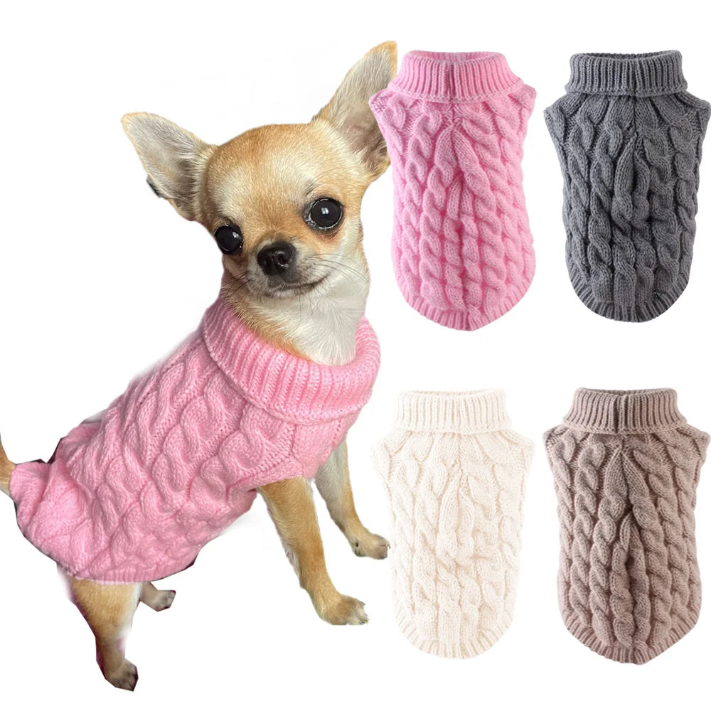 XLeiPet Chihuahua Puppy Sweater For Small Dogs Winter Warm Clothing