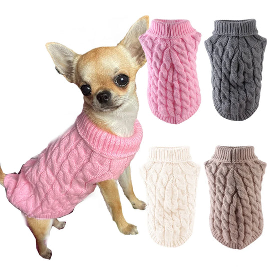 XLeiPet Chihuahua Puppy Sweater For Small Dogs Winter Warm Clothing