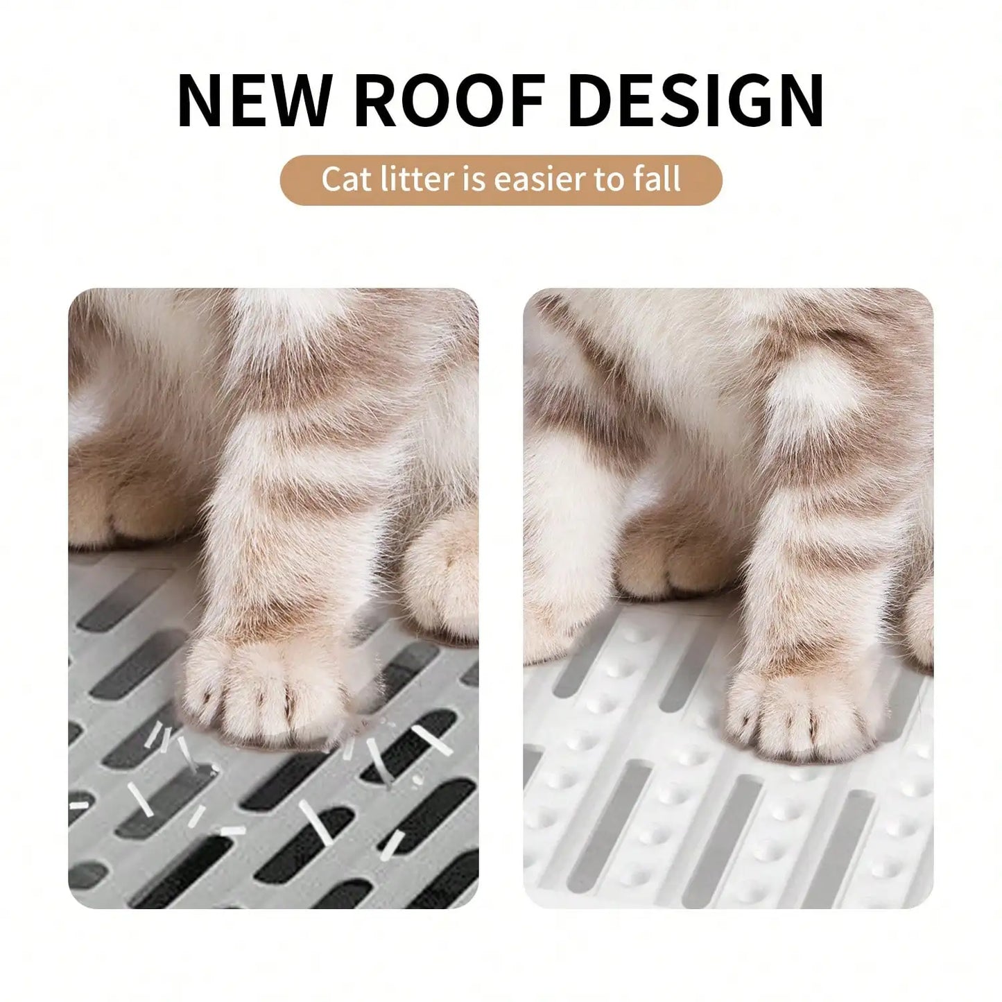 Hign Concerned Fully Enclosed Cat Toilet With Lid Odorless