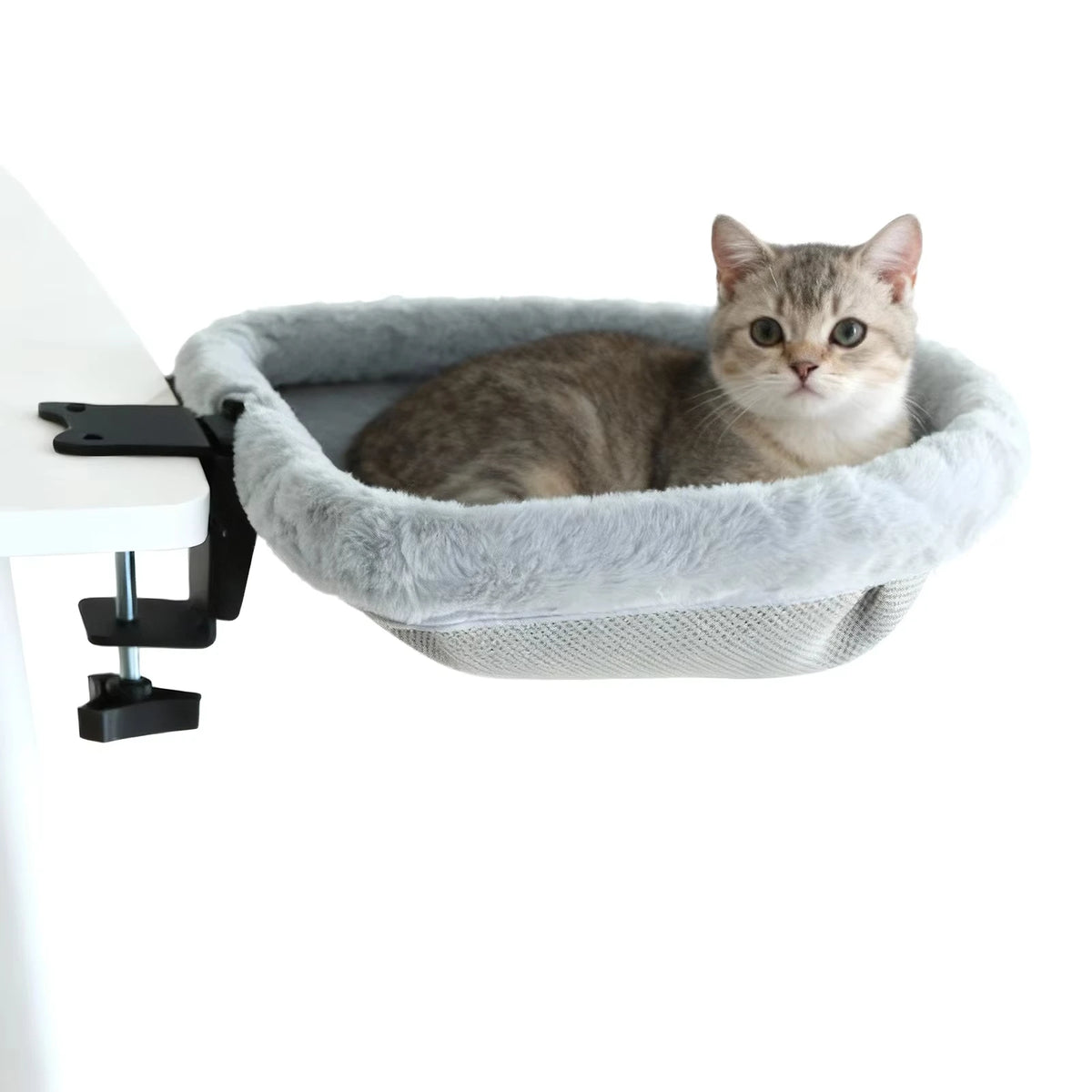 CWV Foldable Cat Desk Bed Hammock With Clamp Mount