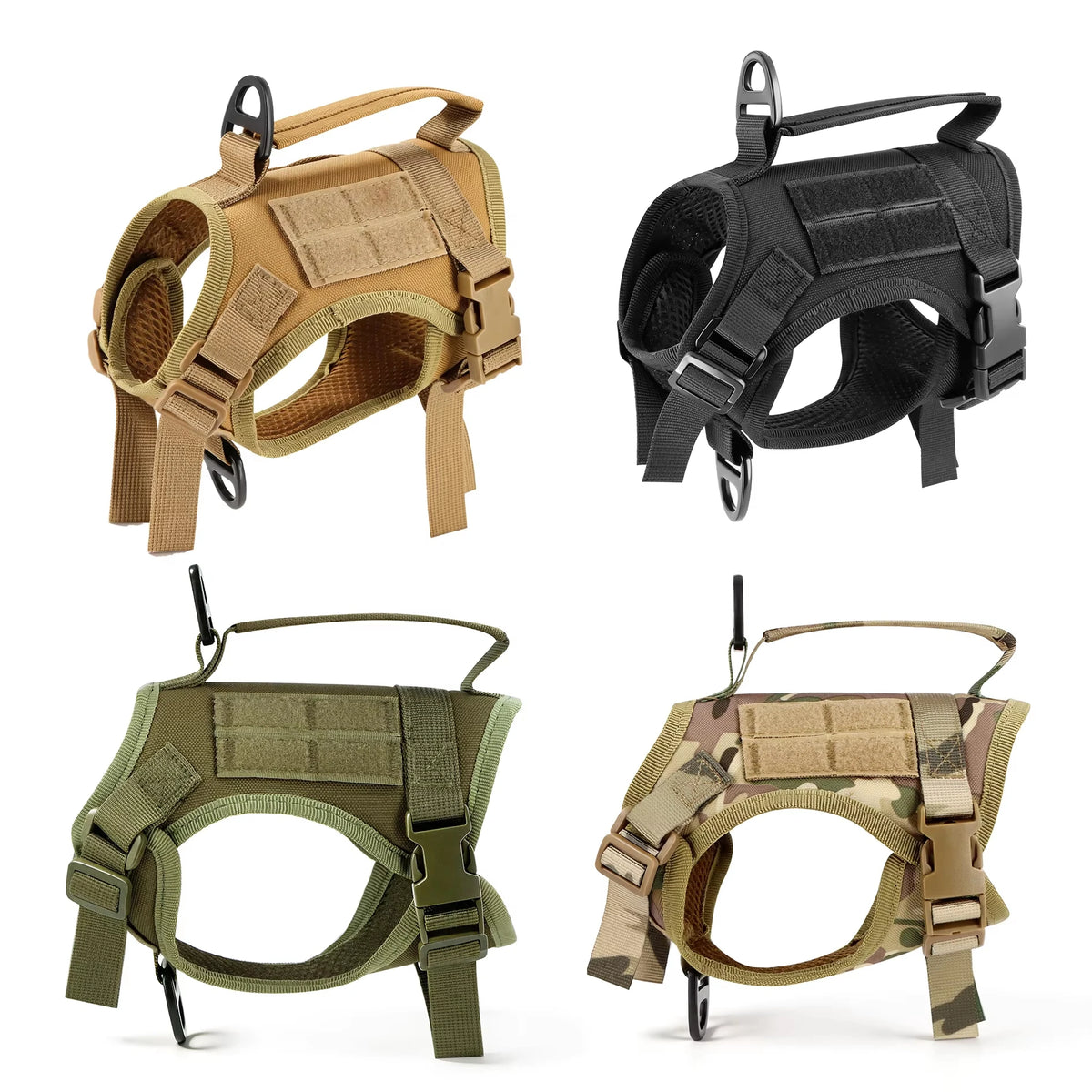 PETRAVEL Tactical Cat Harness Vest And Leash Set Escape Proof