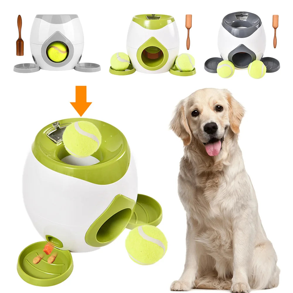VKTECH Automatic Dog Ball Launcher Interactive Thrower For Dogs