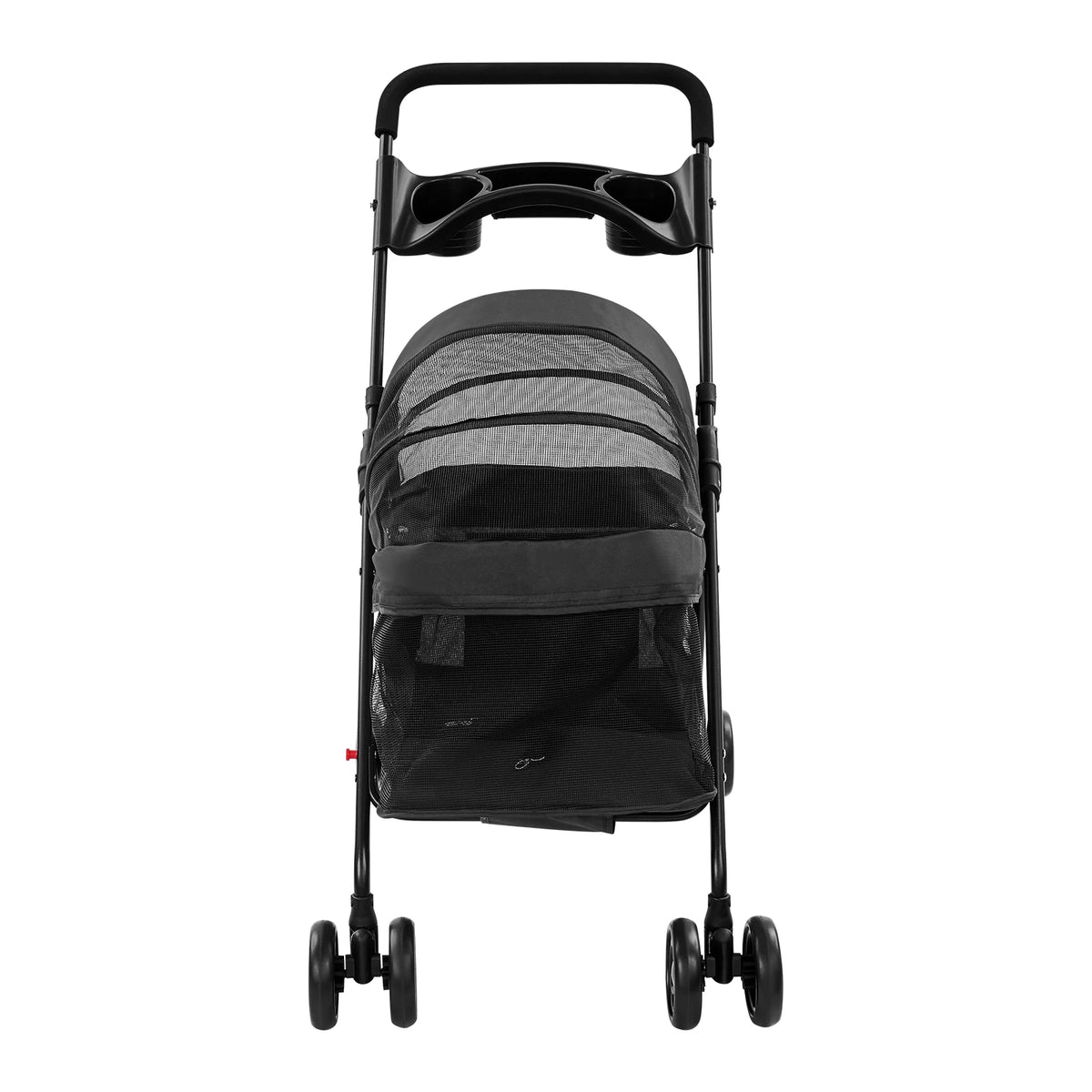 Bymaocar Foldable Dog and Cat Pet Stroller Travel Cart