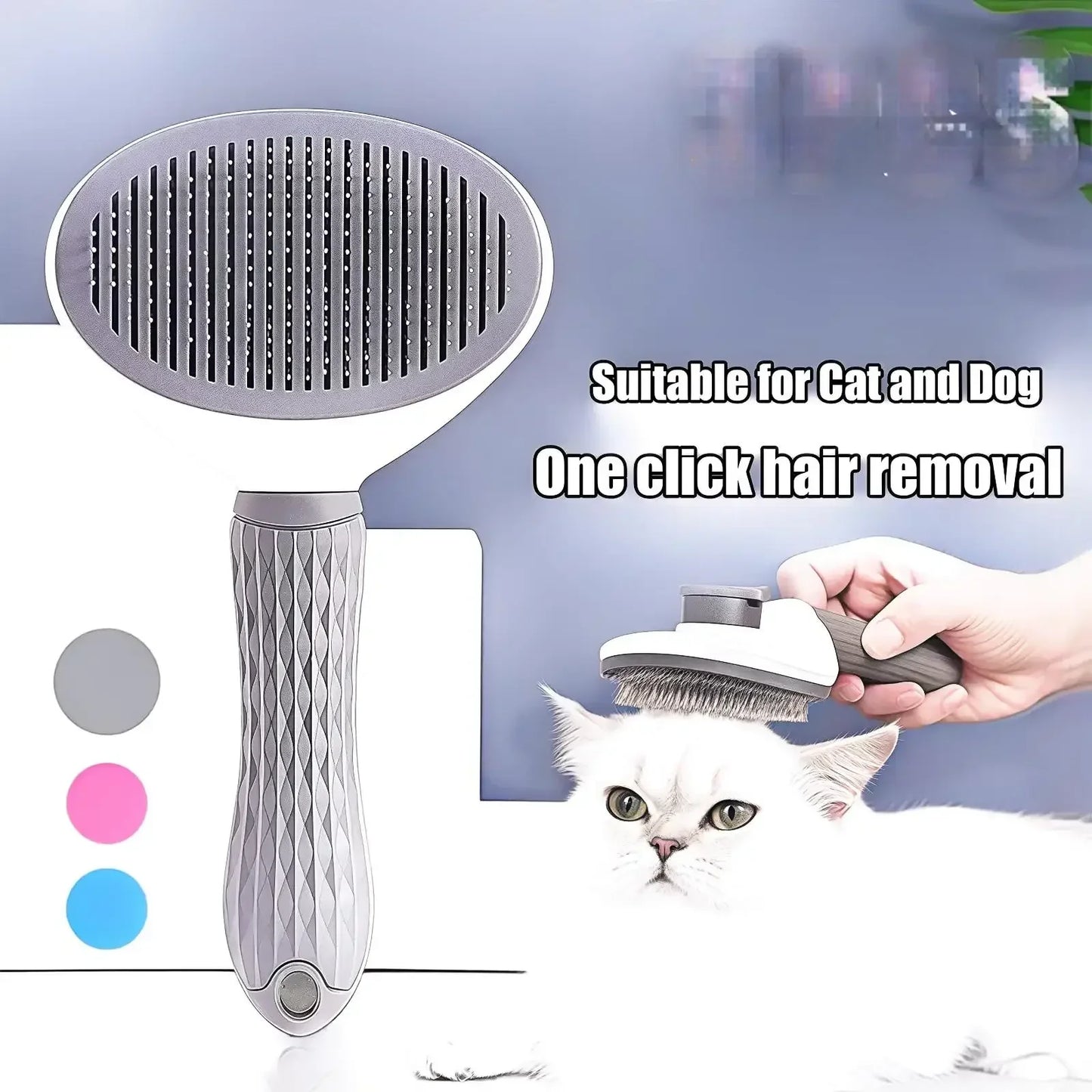 Pet Hair Removal Comb For Dogs And Cats Slicker Brush